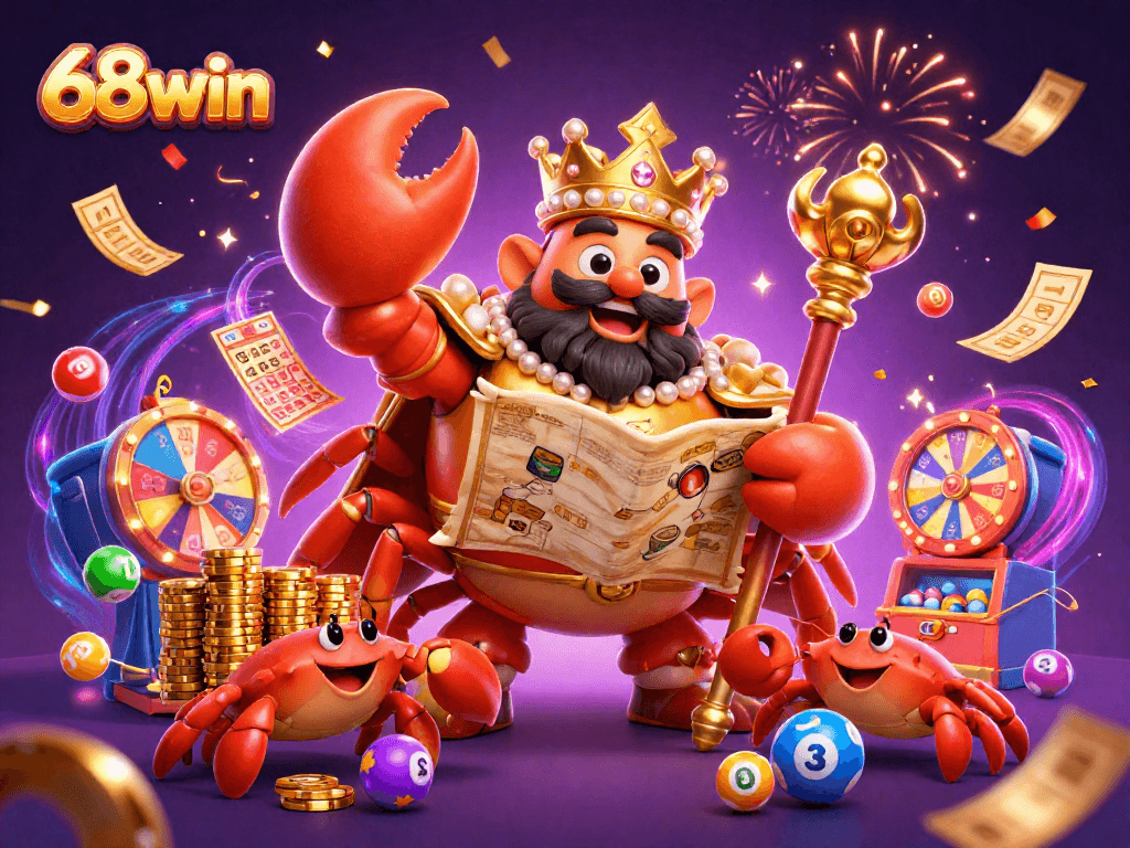 Experience thrilling games and jackpots at 68win with vibrant visuals and dynamic characters.