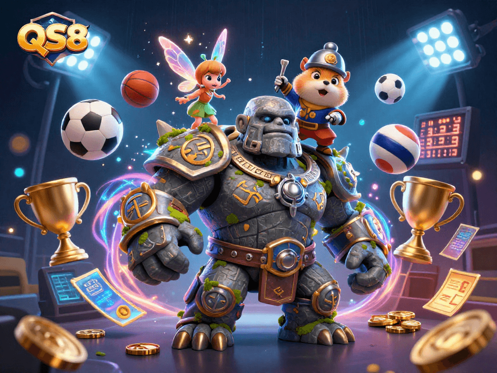 Engage with QS88 through a magical 3D casino adventure filled with excitement and winning opportunities.