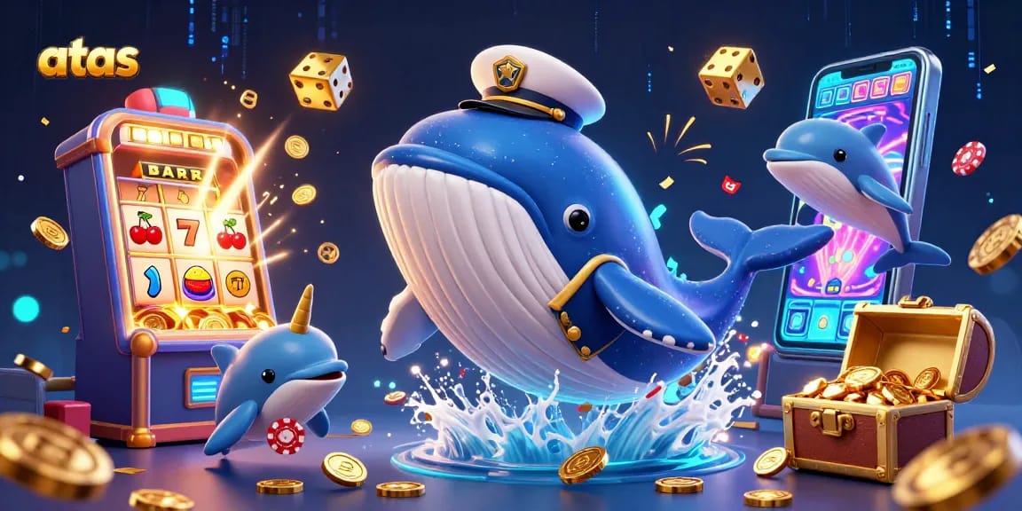 Experience exhilarating wins at the atas casino featuring playful dolphins and jackpot slot action.