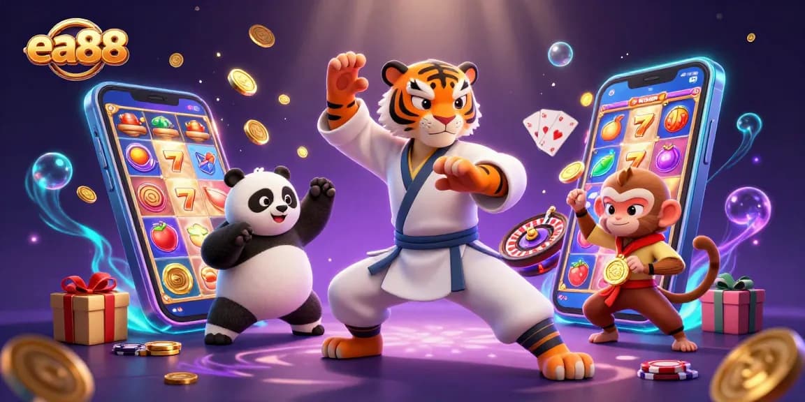 Experience the thrill of ea88 slots with kung fu characters in dynamic action.