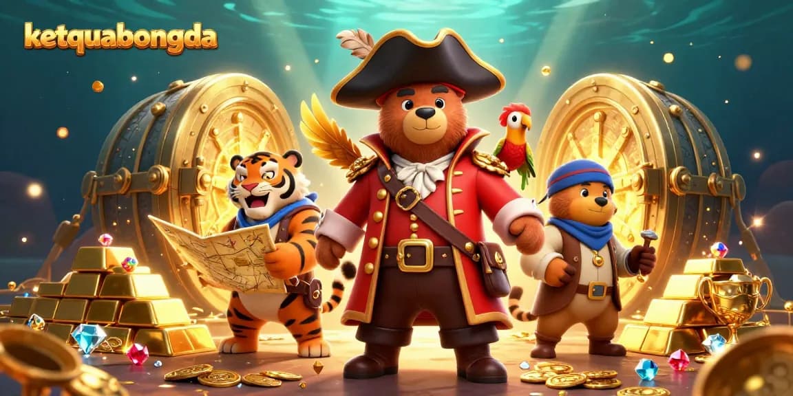 Engage with ketquabongda's thrilling casino adventure, showcasing pirate treasures and dynamic gameplay elements.