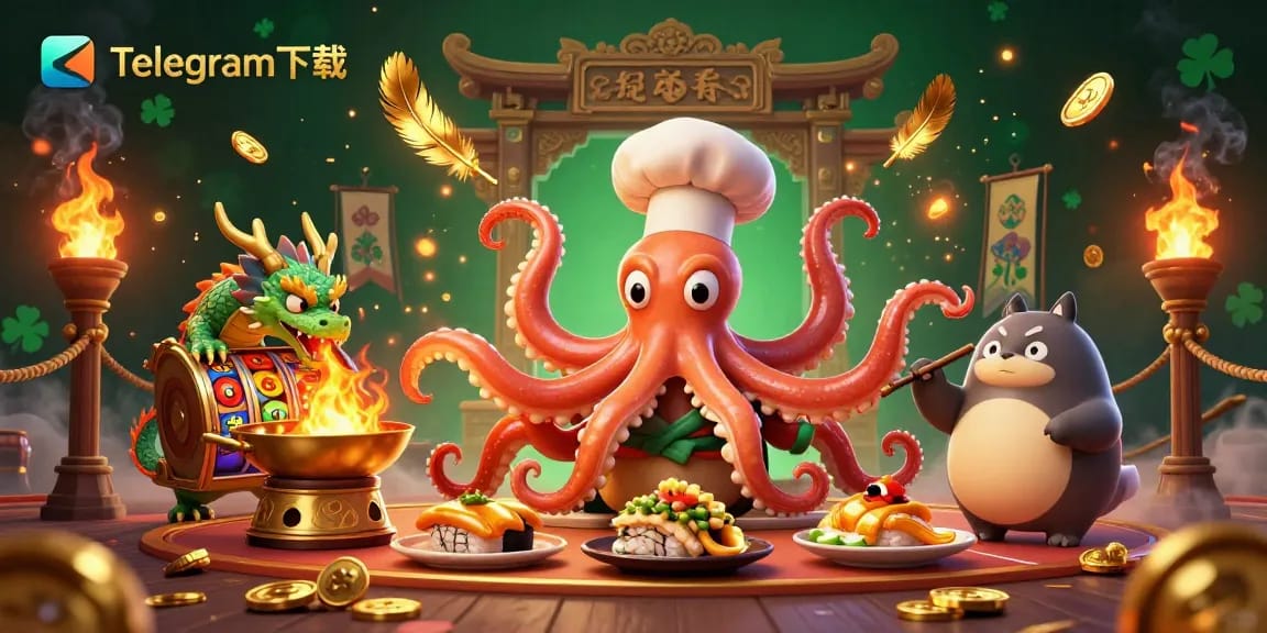 通过这幅生动的赌场插图,体验Telegram下载带来的刺激游戏玩法,图中展现了动态角色和元素。