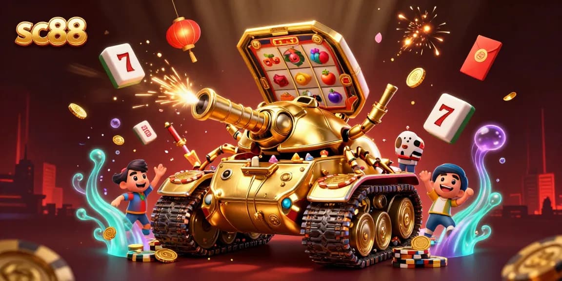 Experience thrilling wins at sc88 with a vibrant casino scene featuring interactive gaming elements.