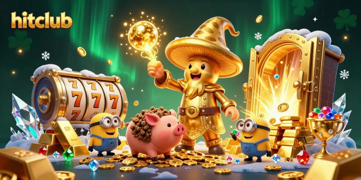 Explore the vibrant hitclub casino world with magical elements and treasures for thrilling gameplay.