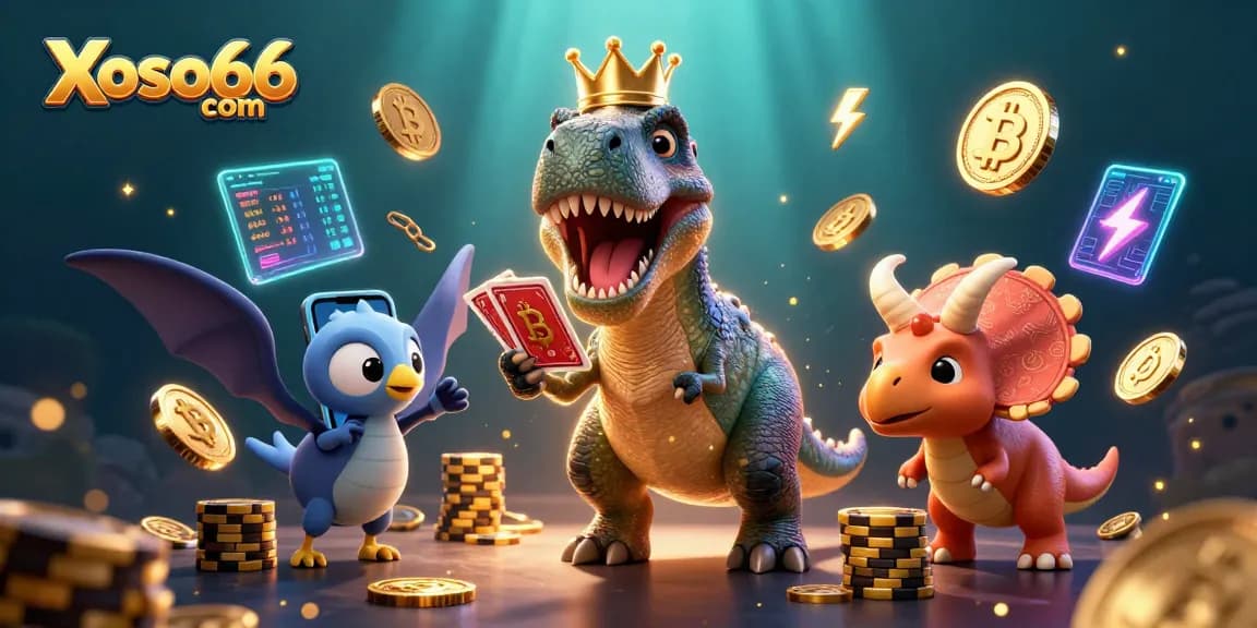Spin and win at Xoso66 com with lively characters immersed in a vibrant gambling scene.