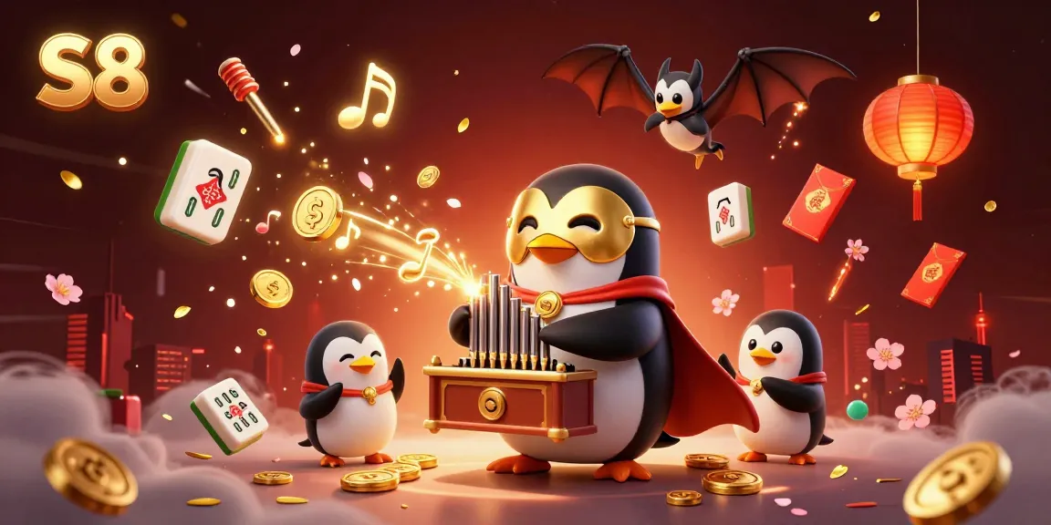 Engage with the S8 casino experience featuring iconic characters and vibrant gaming elements.