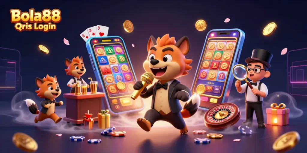 Bola88 Qris Login: Join the fun with hyenas running a comedy casino club
