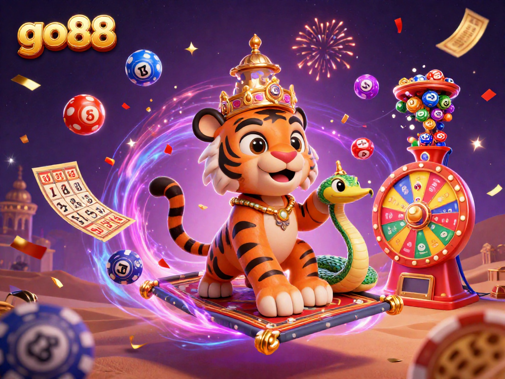 Experience the excitement at go88, where fun meets fortune with vibrant casino-themed characters.