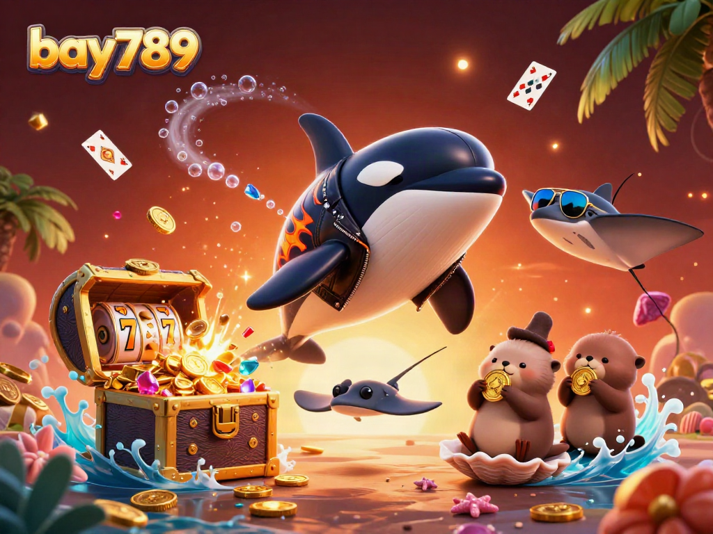 Experience the thrill of bay789 with vibrant characters and dynamic casino games in an underwater adventure.