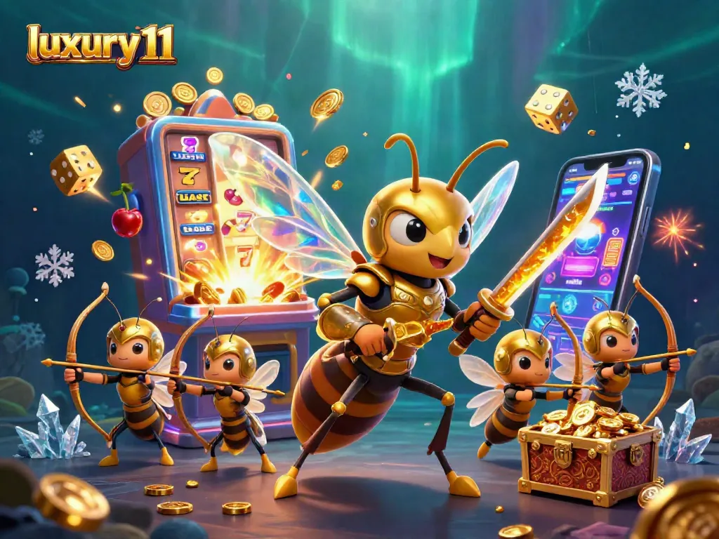 Join the winning action at luxury111 with exciting slot machines, golden coins, and dynamic games.