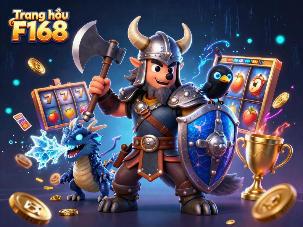 Engage in thrill at Trang chủ F168 with vibrant 3D slot characters and dynamic game elements.