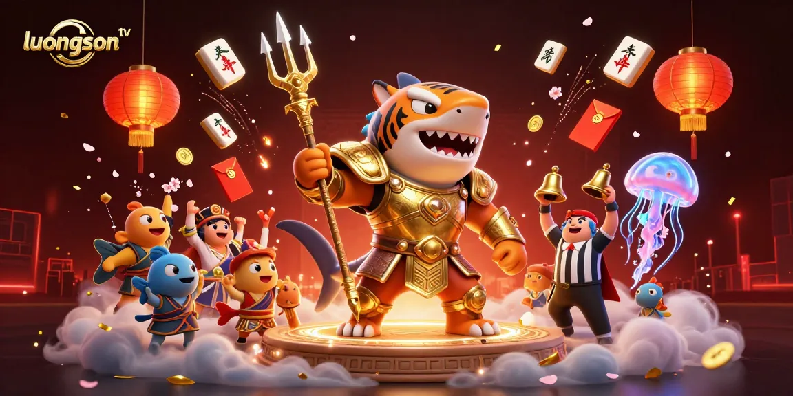 Experience thrilling moments with luongson tv's vibrant gambling action in this 3D underwater arena.