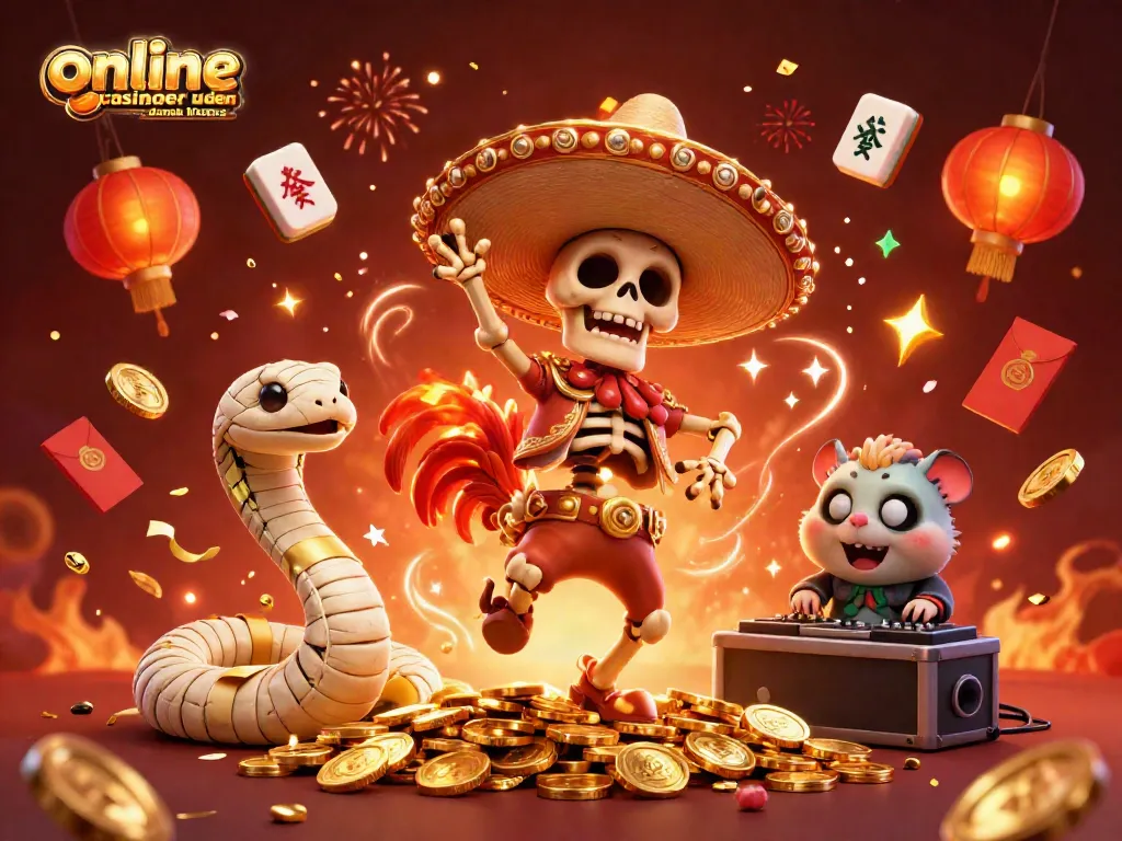 Experience thrilling gameplay at online casinoer uden dansk licens with festive characters and dynamic elements.