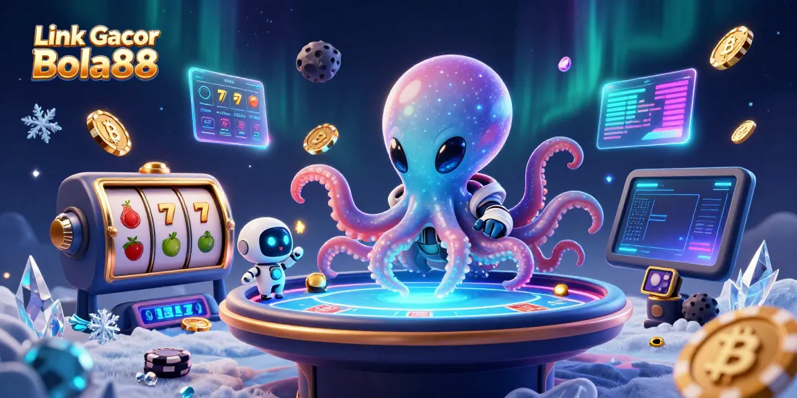 Engage with the exciting gameplay of Link Gacor Bola88 featuring vibrant slot elements and captivating characters.