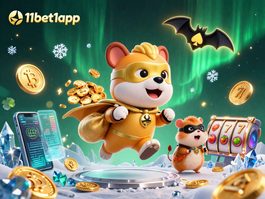 Experience thrilling gameplay with 11bet1app featuring vibrant characters and exciting casino elements.